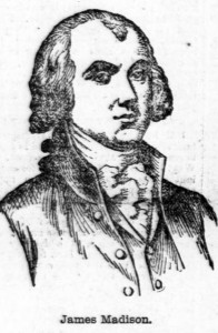 Drawing of James Madison