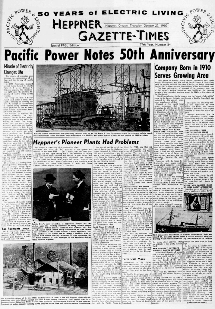 heppner_gazette_times_front_page_19601027